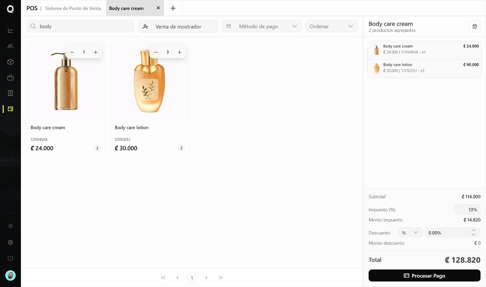 Punto de venta de Qlink