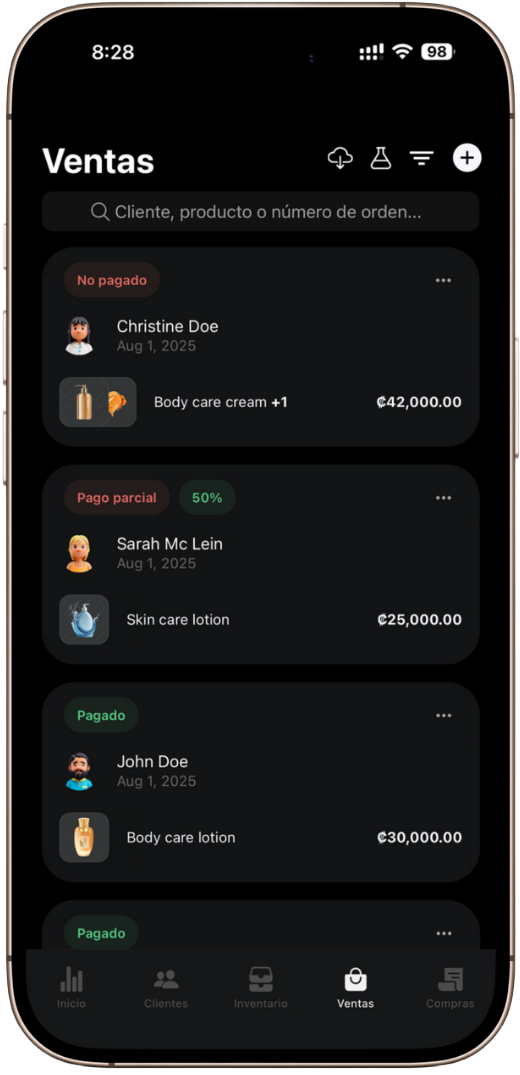 Qlink App - Registro de Ventas